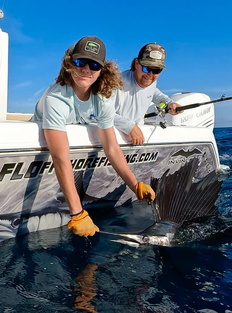 Sailfish Release in Stuart Florida